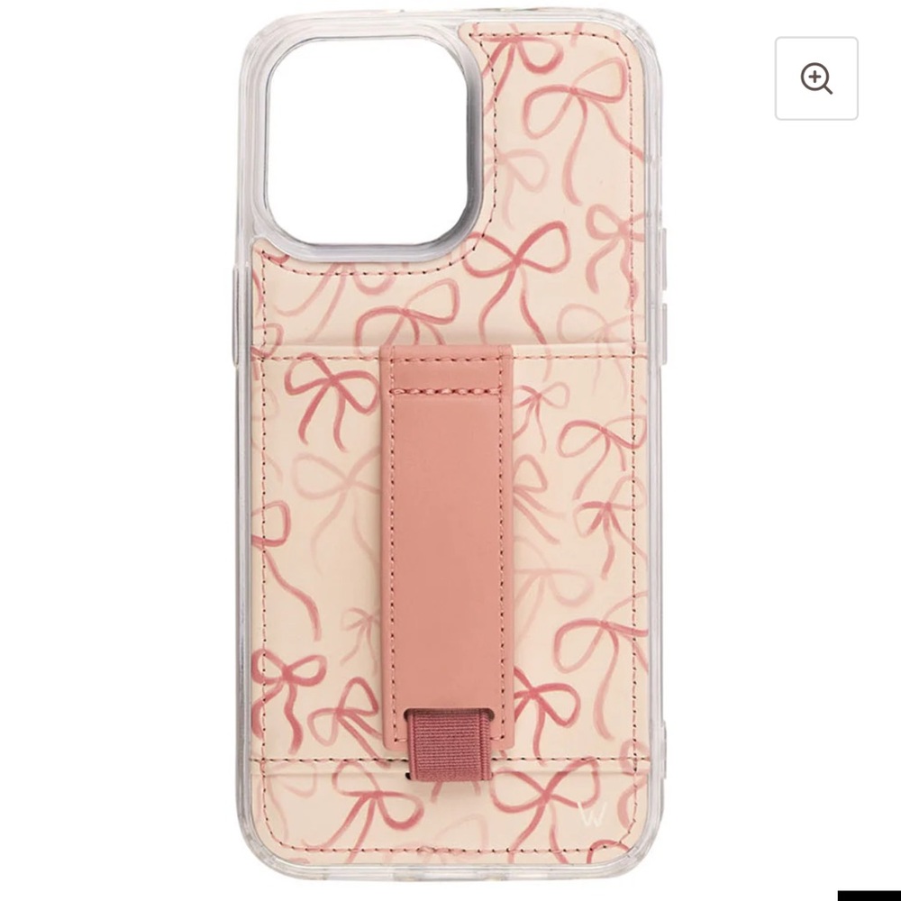Walli case - rosy ribbons for iPhone 14 Plus